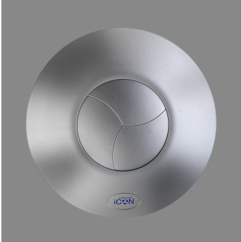 ICON 15 … axiální ventilátor, zapuštěný, 76 m3/hod, 230V/14,5W, barva stříbrná