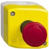 SE XALK178E … ovládač nouz zastavení Harmony, žlutý, IP65, hřib s blokací, Z+V