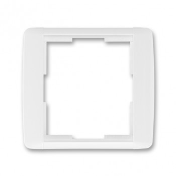 ABB rámeček jednonásobný; Element; bílá/bílá