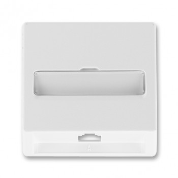 ABB kryt zásuvky telefonní jednonásobné (pro přístroj 5013U); Classic; jasně bílá
