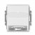 ABB kryt zásuvky komunikační (pro nosnou masku); Element, Time; bílá/led. bílá