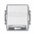 ABB kryt zásuvky komunikační (pro nosnou masku); Element; bílá/led. šedá