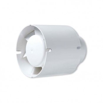 SCA Tubo125 … axiální ventilátor do potrubí, kul.ložiska, průměr 125 mm, plast