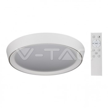  VT-8402 (14761) … LED svítidlo přisazené, kruh, IP20, 20/40/20W, měnitelná barva světla, 2800lm, stmívatelné IR ovladačem, 3in1