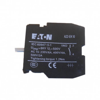  EATON M22-K10 … kontaktní prvek, čelní upevnění, 1Z