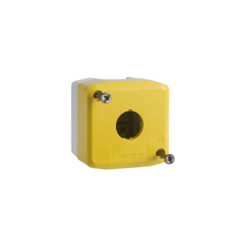 SE XALK01 … prázdná skříňka Harmony XB5, 1 otvor, žlutá