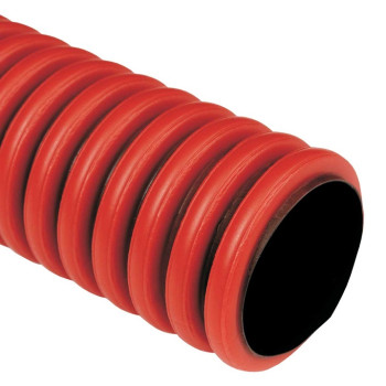 KCH 110/94 … korungovaná chránička dvoupl., pr.110 (50 m) červená