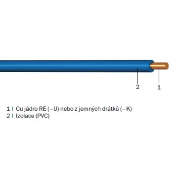 H05 V-K 0,5 oranžová