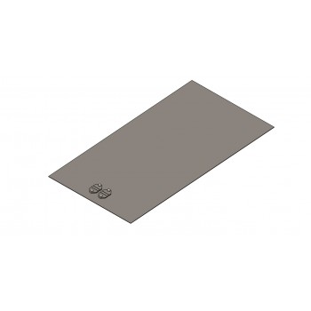 ZD 02 (ZD 02) zemnící deska 100x50 cm se svorkami pro pásku nebo drát