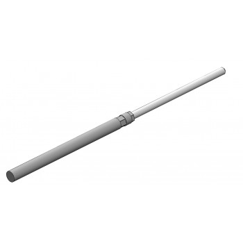 JP 15-Rd 16/10 Al Jímací tyč O 16/10 AlMgSi - 1500 mm 