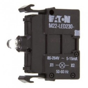 EATON M22-LED230-W … RMQ prvek LED, přední upevnění