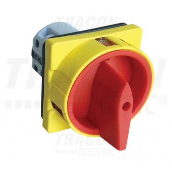TRA TKFL-63 … vačkový přepínač uzamyk. 4p, 1-0, 63A/400V, vest. s čelní deskou 60°