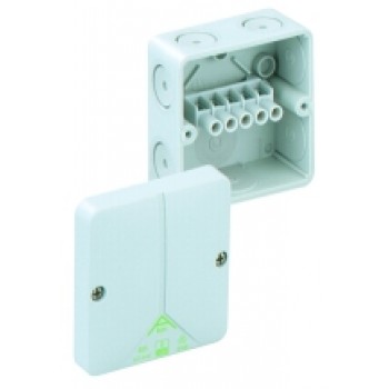 SPELSB ABOX 025-2,5mm2 … krabice spojovací 80x80, IP65, se svorkou, šedá