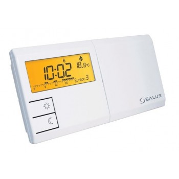 SALUS 091FL PC … týdenní progr termostat 0-230V/5A; 0,2°C; s prodl. čidlem, bílý