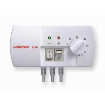 TC 1100 … termostat pro oběhové čerpadlo, 1x čidlo; 230V/6A; 0-90°C