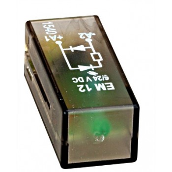 Schrack YMLGD024 (EM 12) … PT modul-LED 6/24VDC zelená dioda