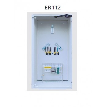 DCK ER122/NKP7P … rozv.pro přímé měření, pilíř, 2 x 1-sazba, 3-fáz., termoset, deska