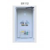 DCK ER122/NKP7P … rozv.pro přímé měření, pilíř, 2 x 1-sazba, 3-fáz., termoset, deska