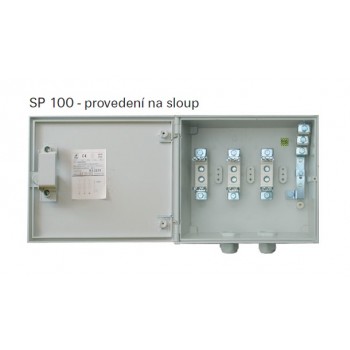 DCK SP100/PVP1P … skř.přípojková, termoplast