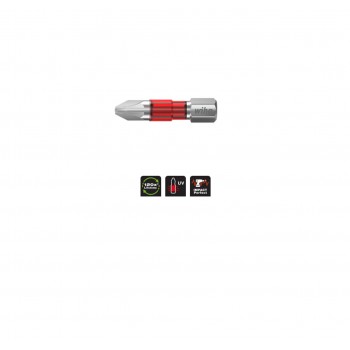 WIHA BIT profesional TY PZ2 / 29 mm (červený)