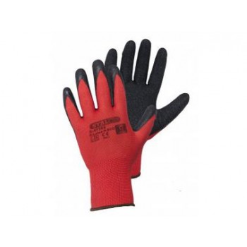 STALCO Rukavice polyesterové S-Latex r Eco 10