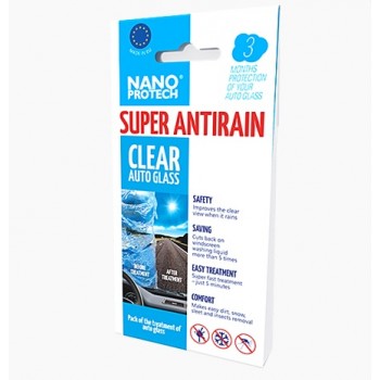 NANOPROTECH Super Antirain … hydrofobní ochrana pro autosklo