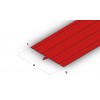 OST DEKAB KD150/2 … deska zákrytová PVC rudá 1000x150x2mm