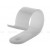 OST N-5E … kabelová příchytka pro kabel D=7,2mm, plast natural, otvor 4,4 mm