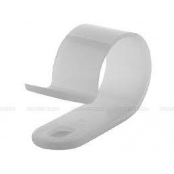 OST N-5E … kabelová příchytka pro kabel D=7,2mm, plast natural, otvor 4,4 mm