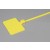 CTP7x290 … kab.štítek 75x50 se stah.páskem 225mm, žlutý, bal. (20ks)