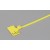 CTPP5x182 … kab.štítek 45x28 se stah.páskem 140mm, žlutý s potiskem, bal.(20ks)
