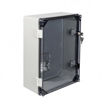 43.22 UNI 2/T … UNIbox 2/T, 500x400x160, IP65, transparentní dvířka