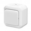 ABB ovládač přepínací, řazení 6/0, IP 54; Variant +; bílá