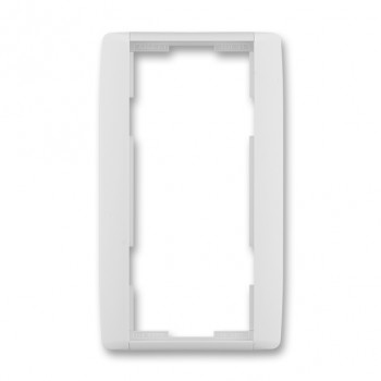 ABB rámeček dvojnásobný, svislý; Element; bílá/led. bílá