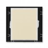 ABB kryt zaslepovací; Element; slon. kost/led. Bílá