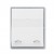 ABB kryt zásuvky telefonní dvojnásobné (pro přístroj 5013U); Element; bílá/led. šedá
