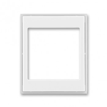 ABB kryt pro přístroje AudioWorld; Element, Time; bílá/led. bílá
