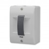 ABB Spínač stiskací PRESSTO, nástěnný, doutnavka, šedá/tmavě šedá,25A, 400V, IP55