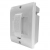 ABB Spínač stiskací PRESSTO, zapuštěný, doutnavka, bílá/bílá,25A, 400V, IP55
