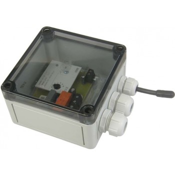 ELKO TEV-2 … termostat jednoúrovňový; -20 až +20 °C, AC 230 V, IP65
