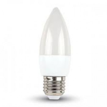 VT-289 (858) … LED žárovka 5,5W, E27 svíčka, 3000K teplá bílá,470lm