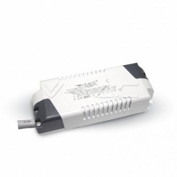 VT 12W (8074) … elektronický driver s konstantním proudem - výstup 300 mA, 24-45V DC; pro LED panel 12W - stmívatelný