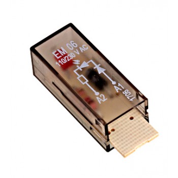 Schrack YMLRW230 (EM 06) … PT modul-LED 110/230VDC červená dioda