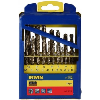 IRWIN sada vrtáků HSS PRO E1 - 1,5 až 10 mm, 19 ks
