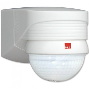 LUXOMAT LC-plus 280 … detektor pohybu se snímáním i směrem dolů,280°, bílý, max 16m