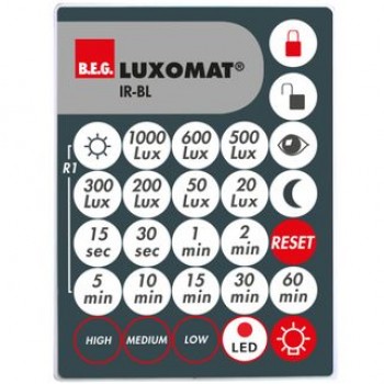 LUXOMAT IR-BL … bezdrátový ovladač pro nastavení čidel BL2-FC