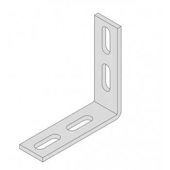 Montážní úhelník 2790 … 170x25x4 mm, 90°st., 4 otvory, pozink