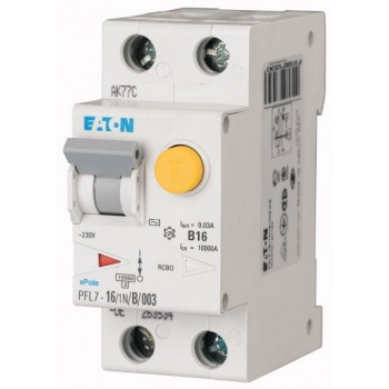  EATON PFL7-16/1N/C/003 … proudový chránič s nadp. ochranou, 10kA - typ AC