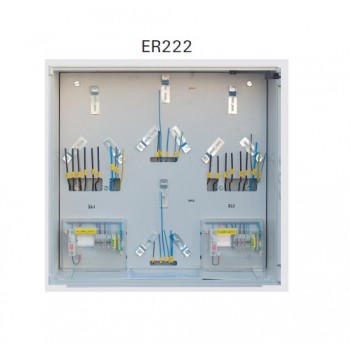 DCK ER222/NKP7P/63A… rozv.pro přímé měření, pilíř,2x2sazba,3f.,termoset