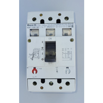  EATON NZM7-100N-OBI … výkonový jistič, 3-pól, spoušť nastavitelná 60 až 140A, Ike= 35 kA